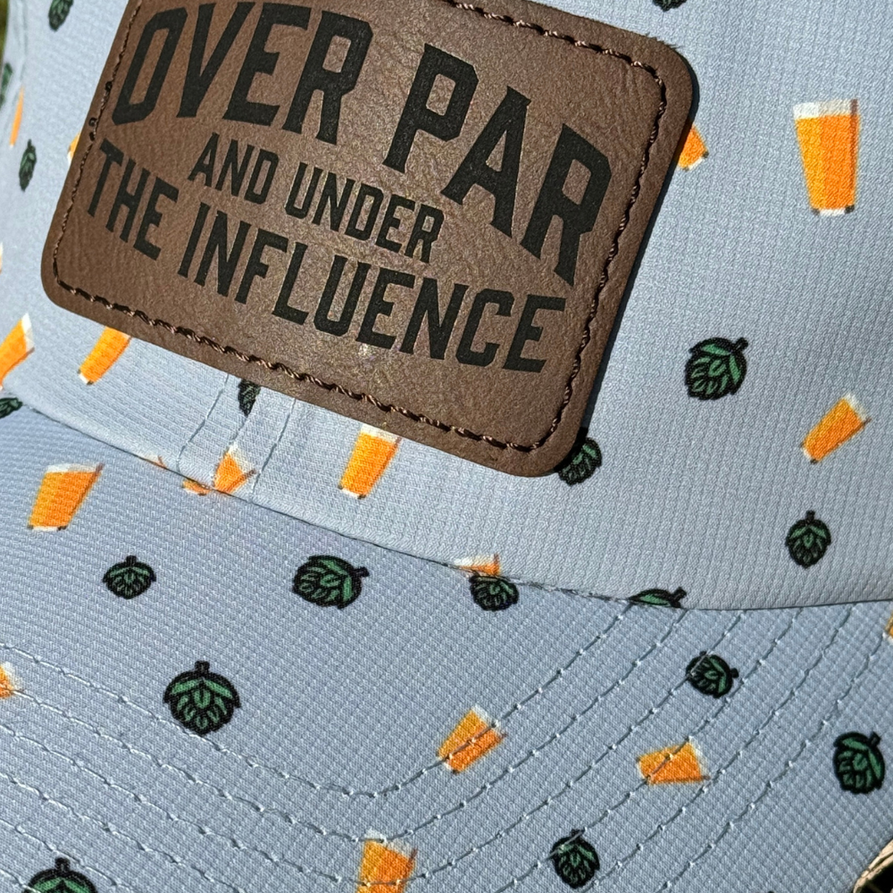 Beer And Hops Over Par And Under The Influence Hat