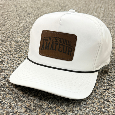 Professional Amateur Leather Patch Hat