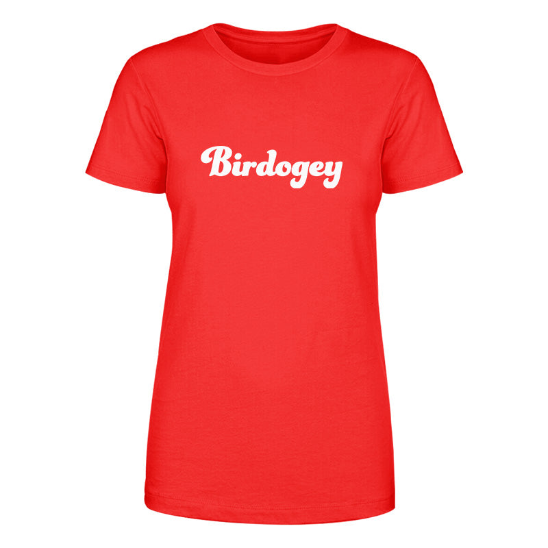 Birdogey Logo White Print Women's Apparel