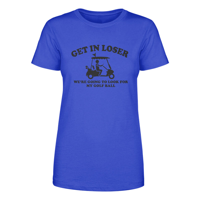 Get In Loser Black Print Women's Apparel