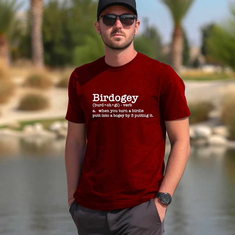 Limited Edition Birdie Backer Men's windbreaker (Red) – Birdies and Bogeys  Golf Gear